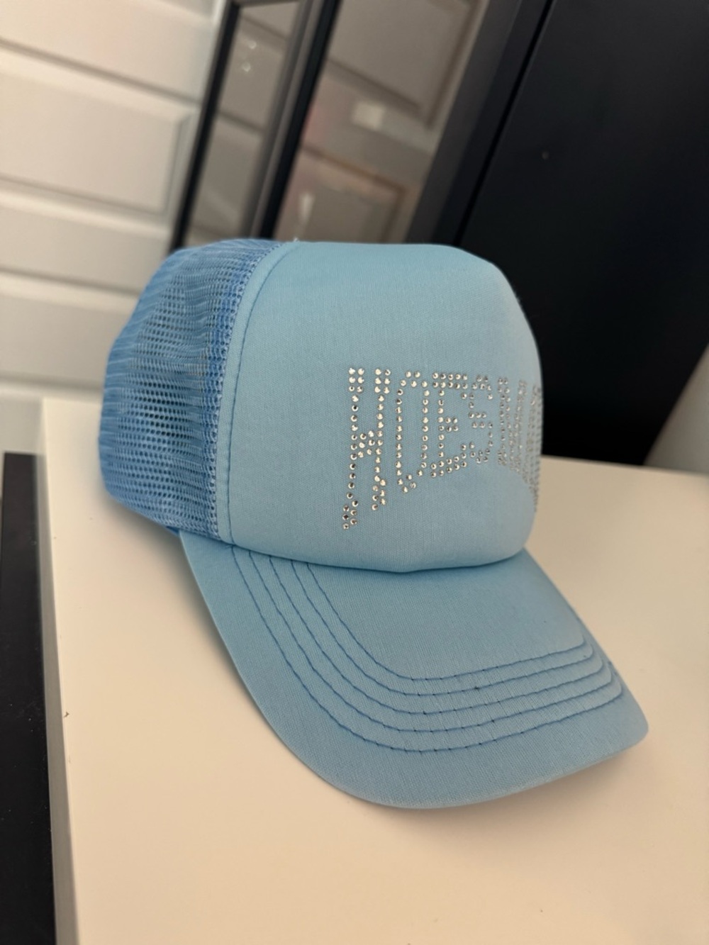 Hoes Mad Rhinestone Hat